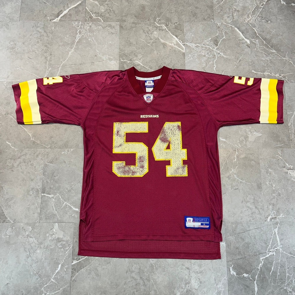 Vintage Washington Redskins Jersey Mens Large Commanders Jeremiah Trotter Reebok